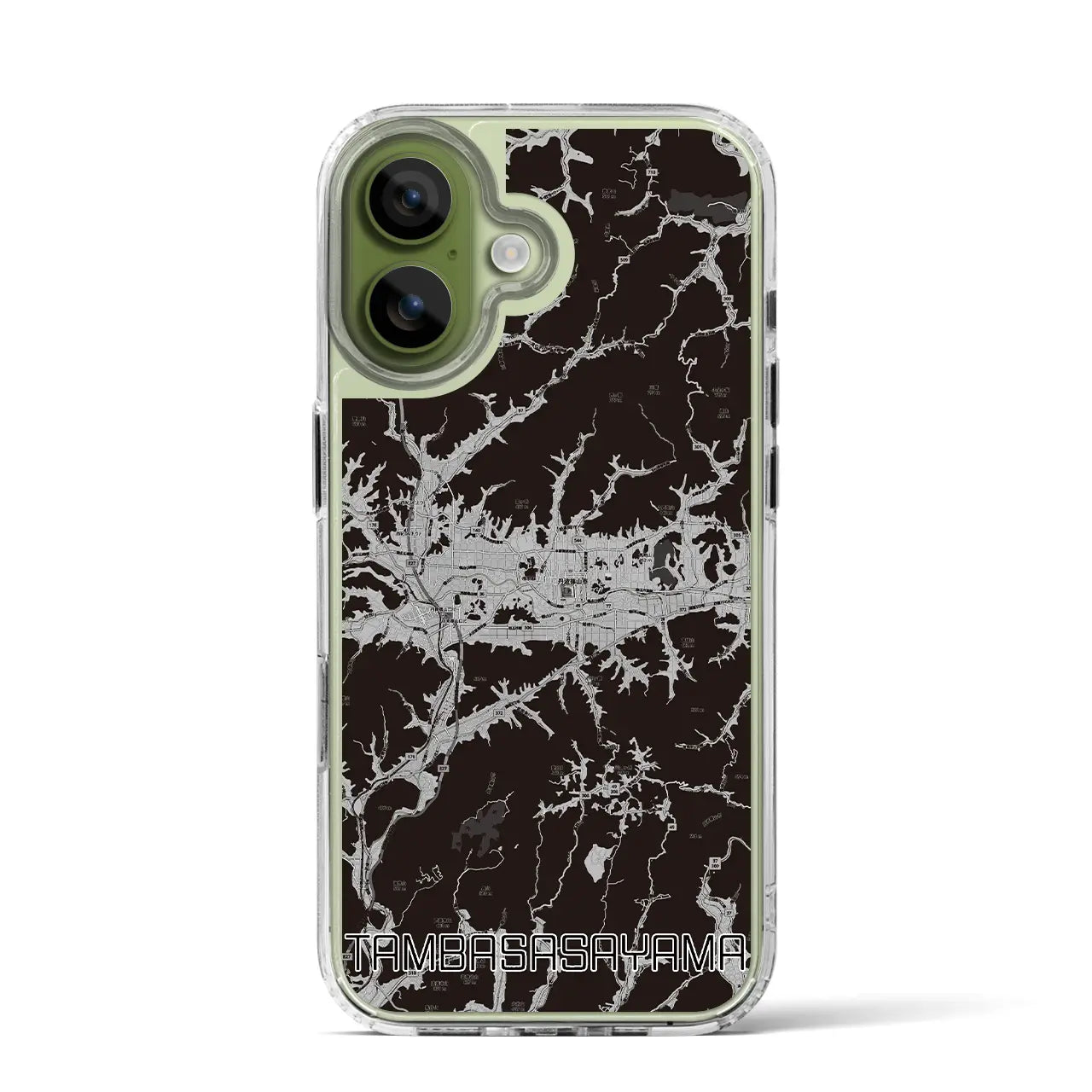 【丹波篠山（兵庫県）】地図柄iPhoneケース（MagSafeタイプ）