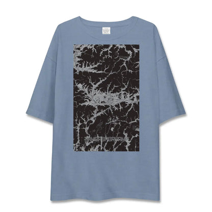 【丹波篠山（兵庫県）】地図柄ビッグシルエットTシャツ