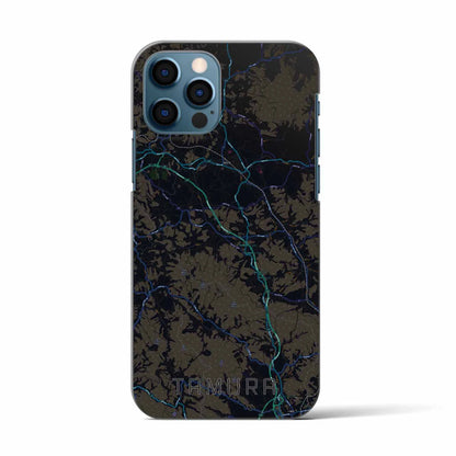 【田村（福島県）】地図柄iPhoneケース（バックカバータイプ）