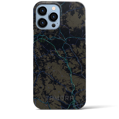 【田村（福島県）】地図柄iPhoneケース（バックカバータイプ）