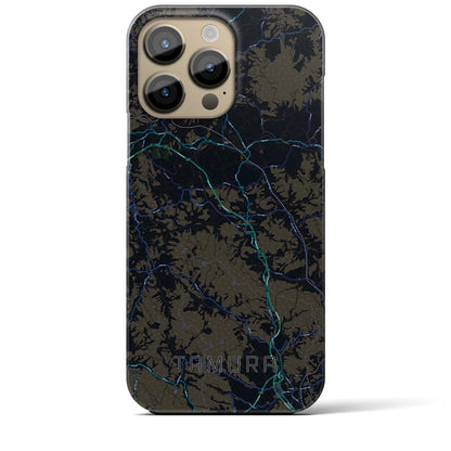 【田村（福島県）】地図柄iPhoneケース（バックカバータイプ）