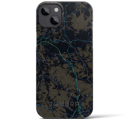 【田村（福島県）】地図柄iPhoneケース（バックカバータイプ）