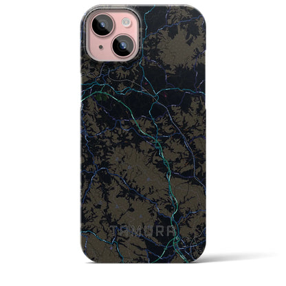 【田村（福島県）】地図柄iPhoneケース（バックカバータイプ）