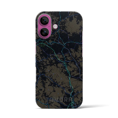 【田村（福島県）】地図柄iPhoneケース（バックカバータイプ）