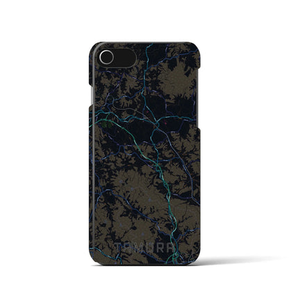 【田村（福島県）】地図柄iPhoneケース（バックカバータイプ）