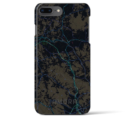 【田村（福島県）】地図柄iPhoneケース（バックカバータイプ）