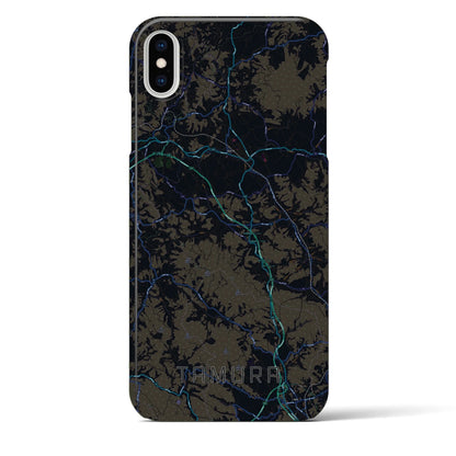 【田村（福島県）】地図柄iPhoneケース（バックカバータイプ）