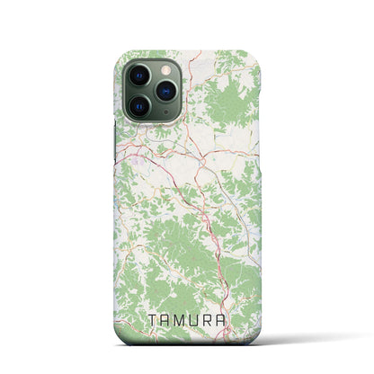 【田村（福島県）】地図柄iPhoneケース（バックカバータイプ）