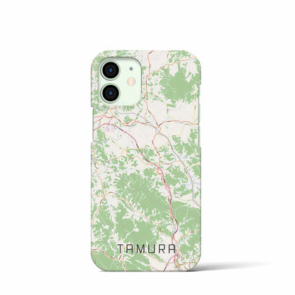 【田村（福島県）】地図柄iPhoneケース（バックカバータイプ）