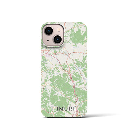 【田村（福島県）】地図柄iPhoneケース（バックカバータイプ）