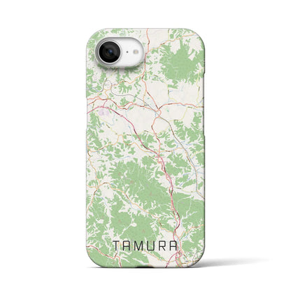 【田村（福島県）】地図柄iPhoneケース（バックカバータイプ）