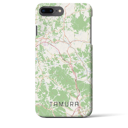 【田村（福島県）】地図柄iPhoneケース（バックカバータイプ）