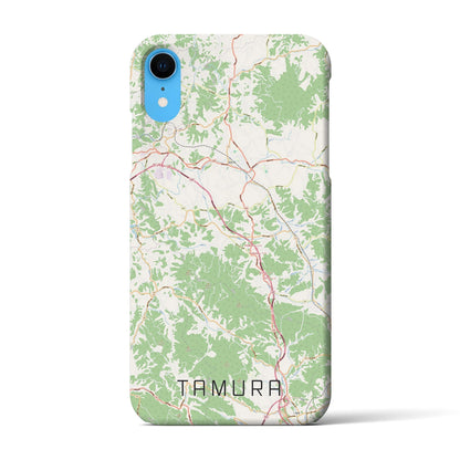 【田村（福島県）】地図柄iPhoneケース（バックカバータイプ）