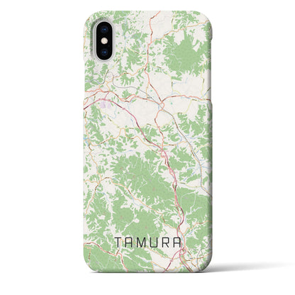 【田村（福島県）】地図柄iPhoneケース（バックカバータイプ）