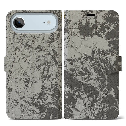 【田村（福島県）】地図柄iPhoneケース（手帳タイプ）