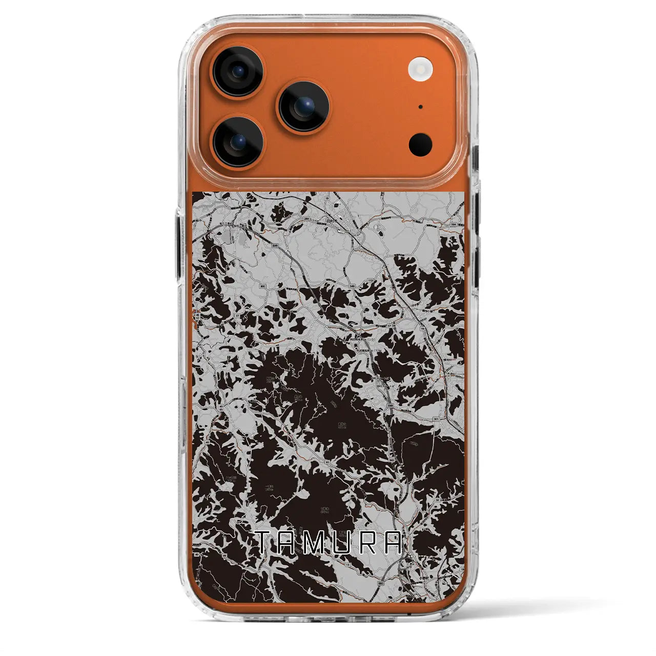 【田村（福島県）】地図柄iPhoneケース（MagSafeタイプ）