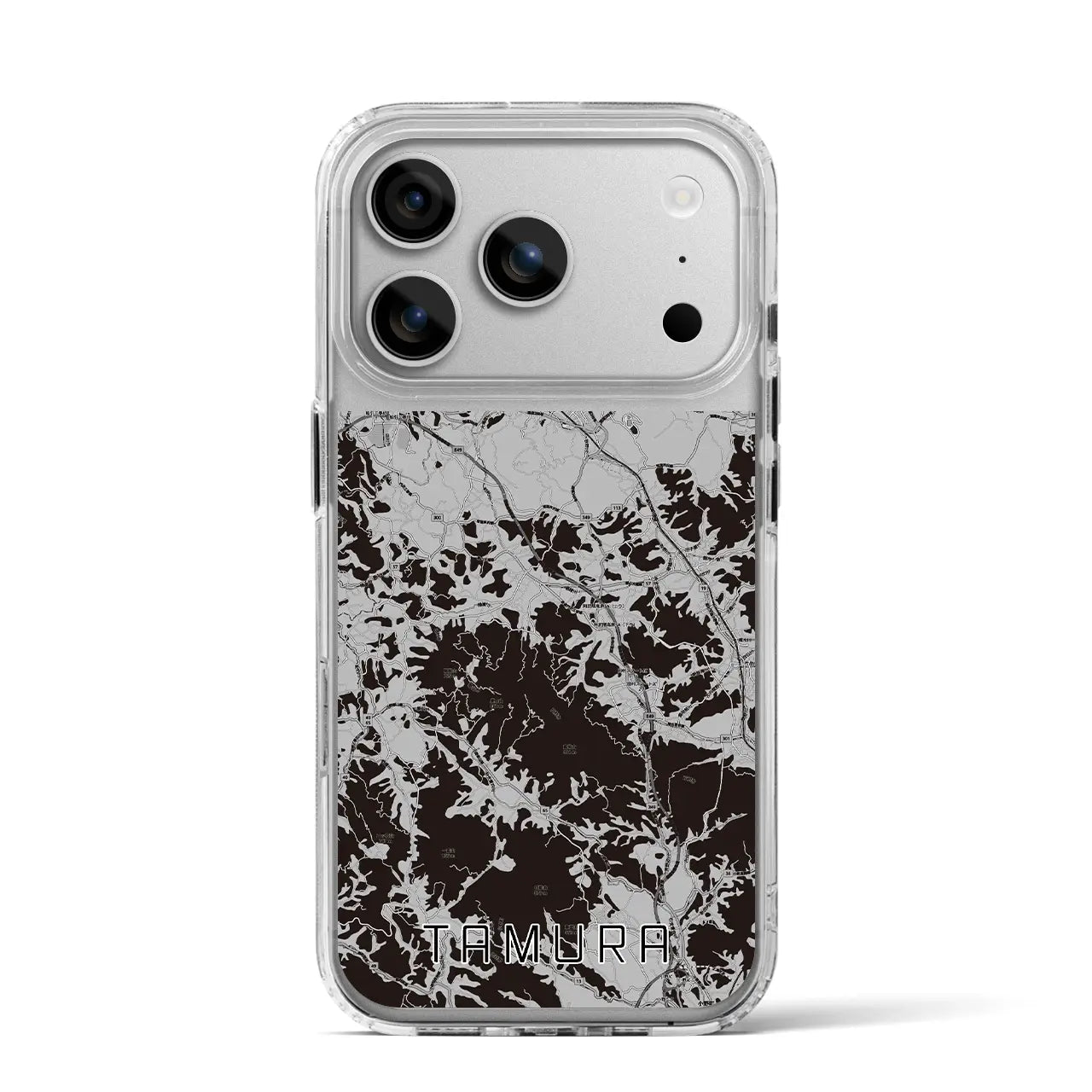 【田村（福島県）】地図柄iPhoneケース（MagSafeタイプ）