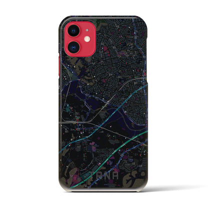 【田奈（神奈川県）】地図柄iPhoneケース（バックカバータイプ）