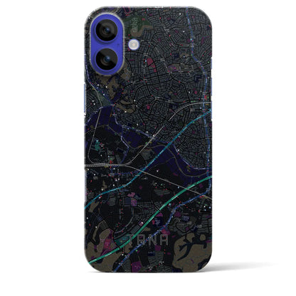 【田奈（神奈川県）】地図柄iPhoneケース（バックカバータイプ）