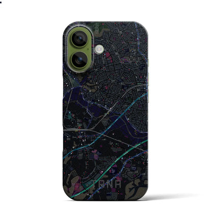 【田奈（神奈川県）】地図柄iPhoneケース（バックカバータイプ）