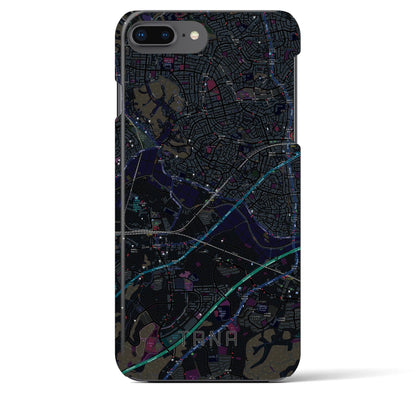 【田奈（神奈川県）】地図柄iPhoneケース（バックカバータイプ）