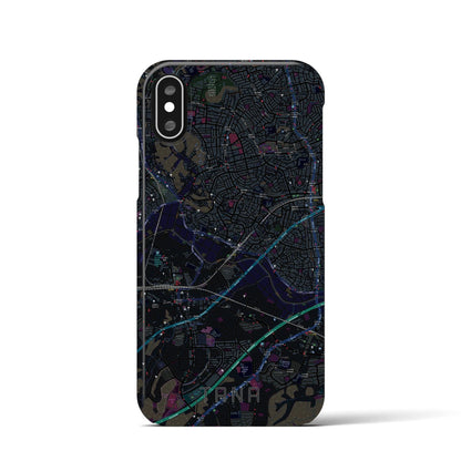 【田奈（神奈川県）】地図柄iPhoneケース（バックカバータイプ）