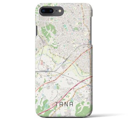 【田奈（神奈川県）】地図柄iPhoneケース（バックカバータイプ）