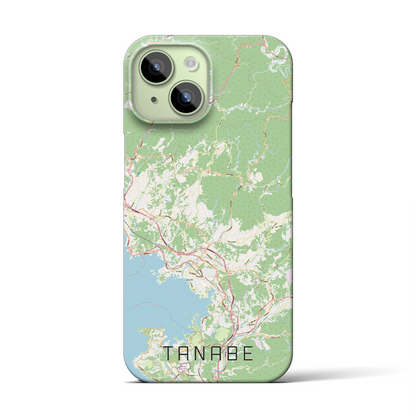 【田辺（和歌山県）】地図柄iPhoneケース（バックカバータイプ）