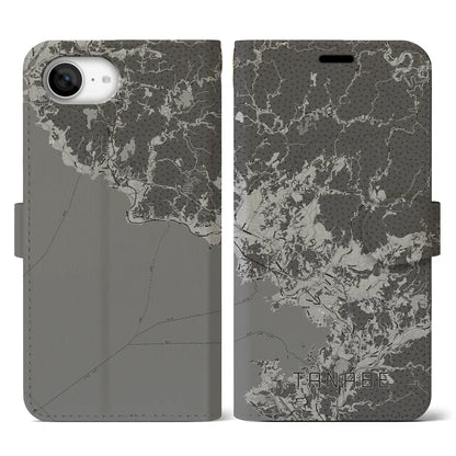 【田辺（和歌山県）】地図柄iPhoneケース（手帳タイプ）