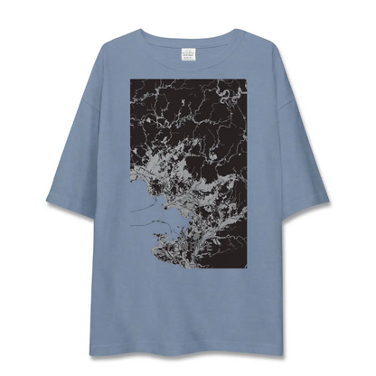 【田辺（和歌山県）】地図柄ビッグシルエットTシャツ