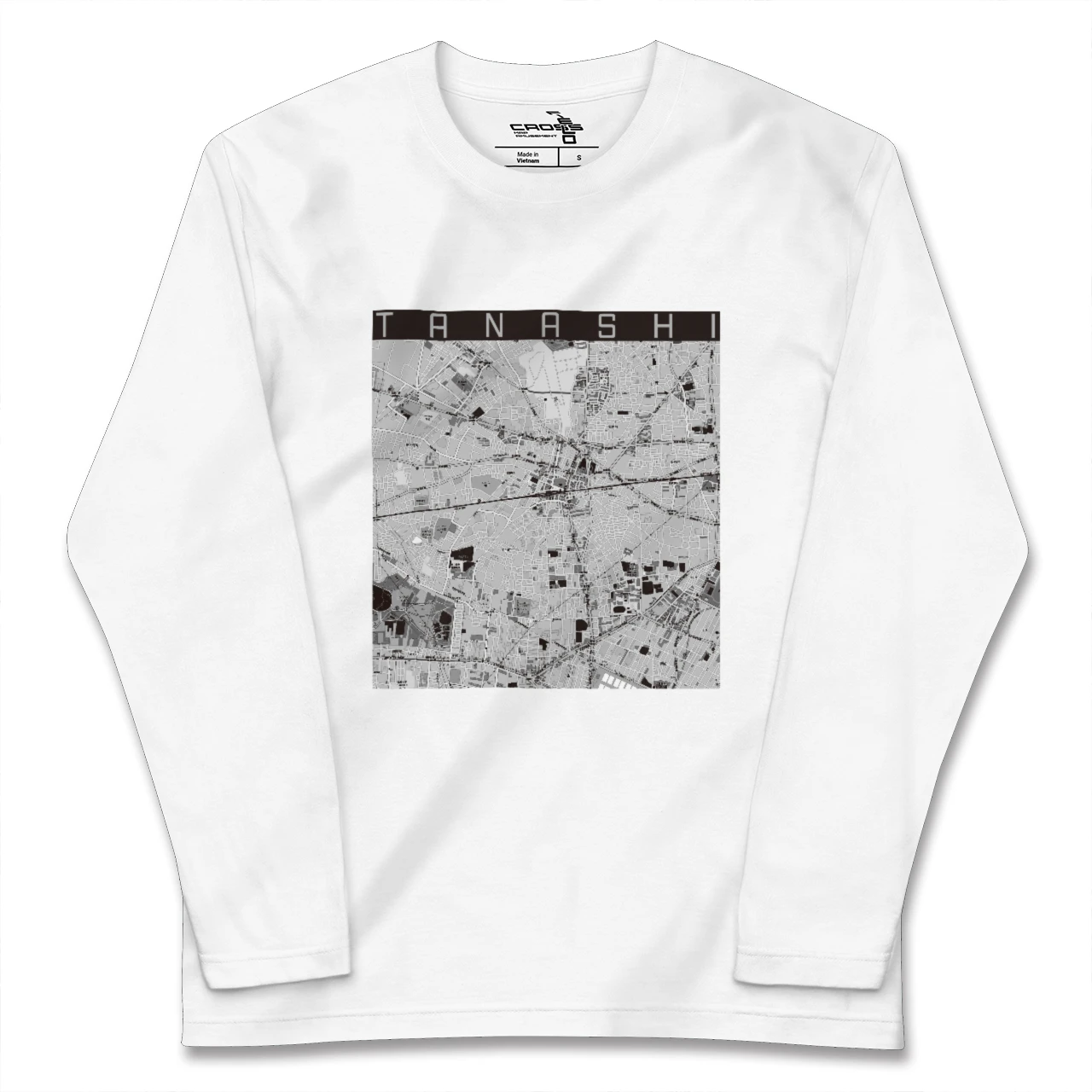【田無（東京都）】地図柄ロングスリーブTシャツ