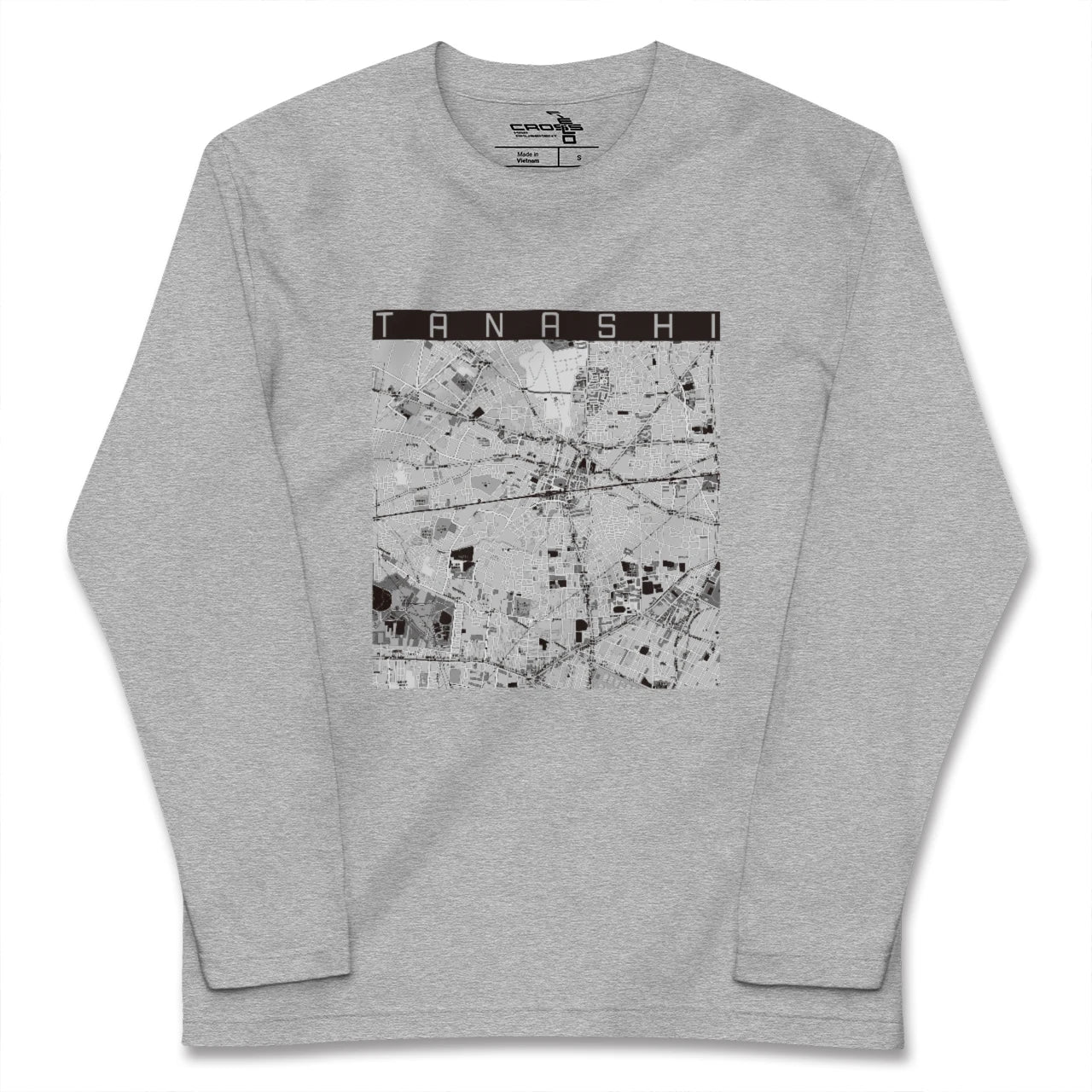 【田無（東京都）】地図柄ロングスリーブTシャツ