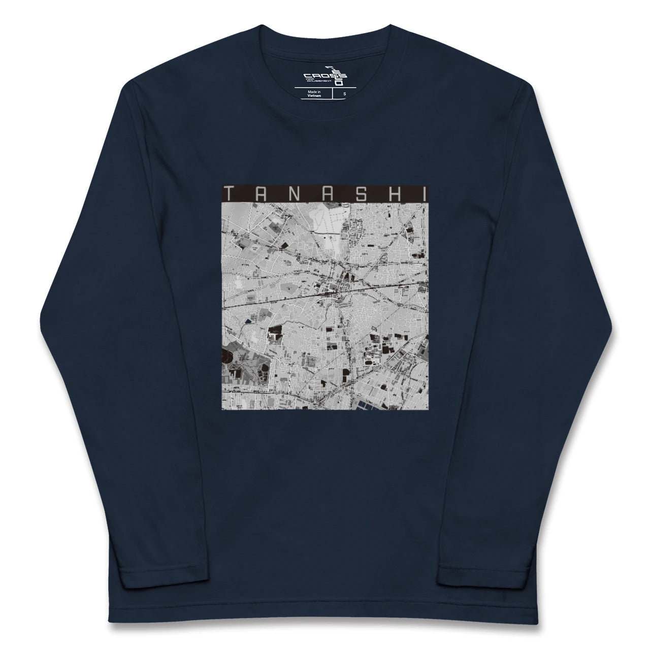 【田無（東京都）】地図柄ロングスリーブTシャツ