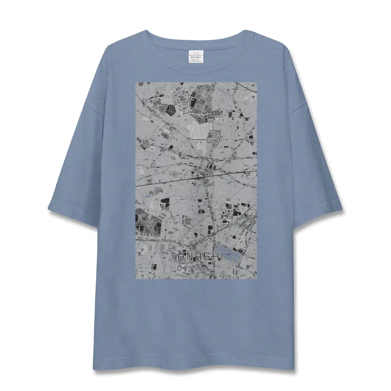 【田無（東京都）】地図柄ビッグシルエットTシャツ