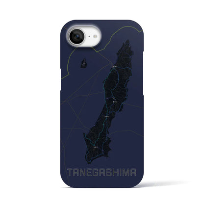 【種子島（鹿児島県）】地図柄iPhoneケース（バックカバータイプ）