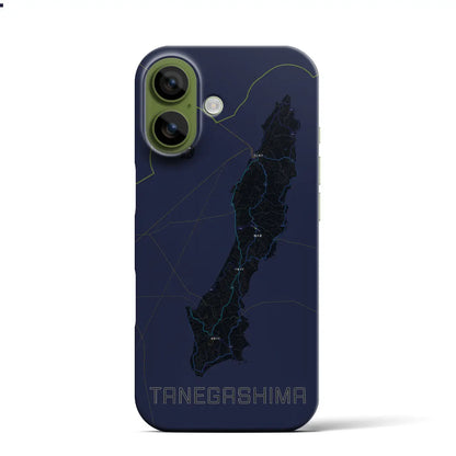 【種子島（鹿児島県）】地図柄iPhoneケース（バックカバータイプ）