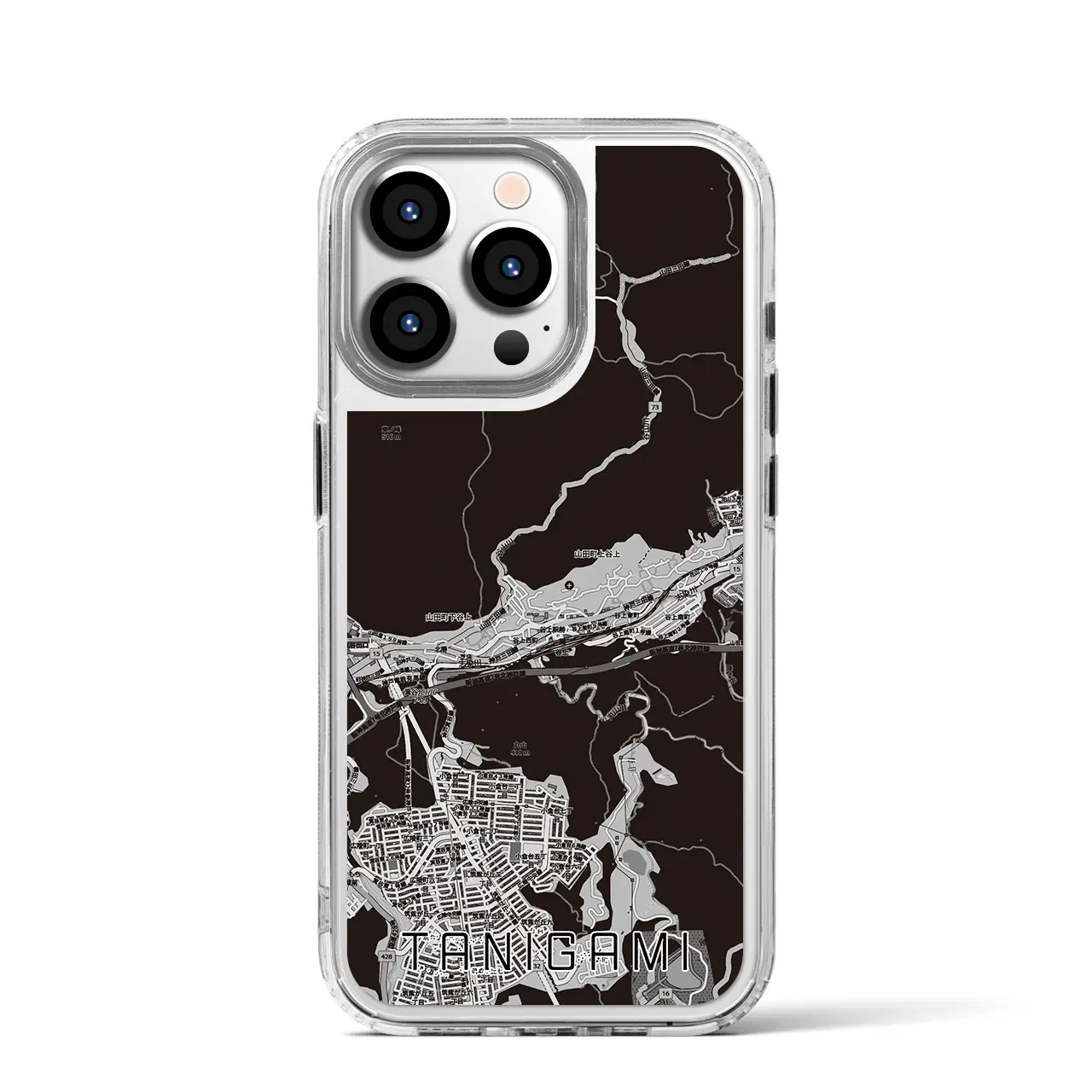 【谷上（兵庫県）】地図柄iPhoneケース（MagSafeタイプ）