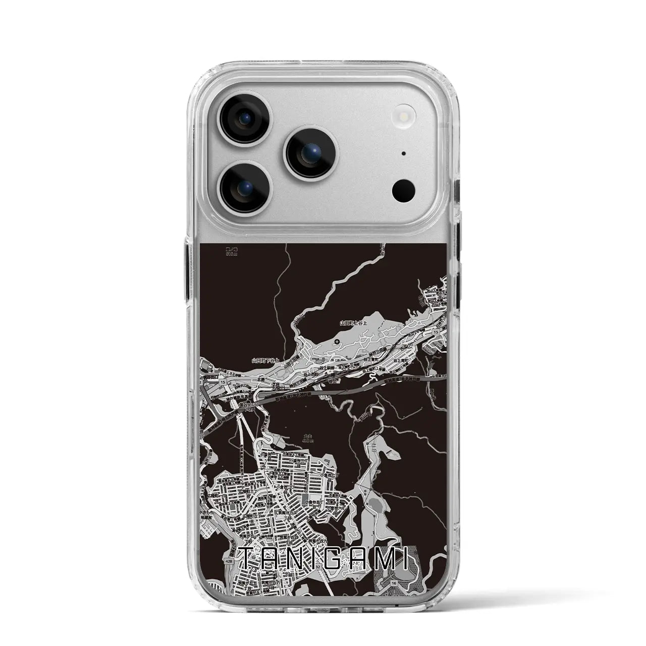 【谷上（兵庫県）】地図柄iPhoneケース（MagSafeタイプ）