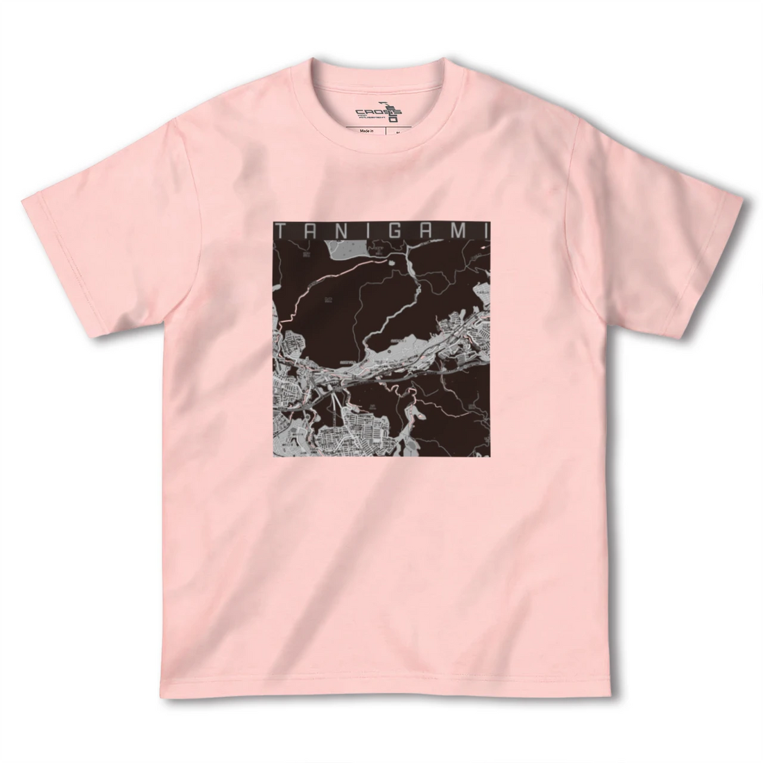 【谷上（兵庫県）】地図柄ヘビーウェイトTシャツ