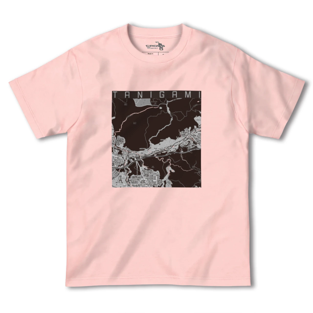 【谷上（兵庫県）】地図柄ヘビーウェイトTシャツ