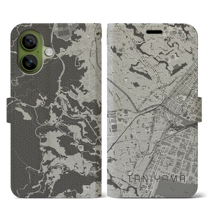 【谷山（鹿児島県）】地図柄iPhoneケース（手帳タイプ）