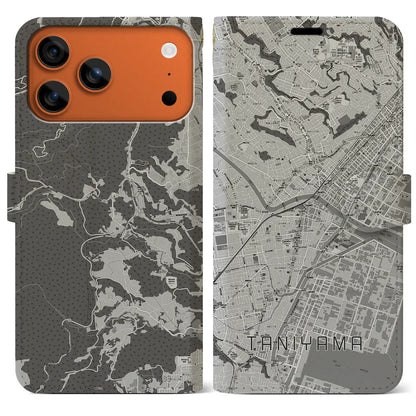 【谷山（鹿児島県）】地図柄iPhoneケース（手帳タイプ）