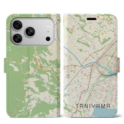 【谷山（鹿児島県）】地図柄iPhoneケース（手帳タイプ）