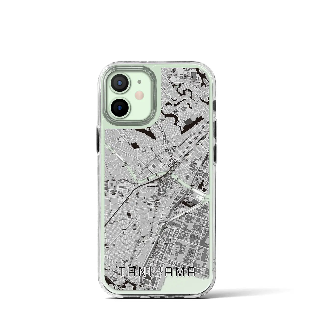 【谷山（鹿児島県）】地図柄iPhoneケース（MagSafeタイプ）