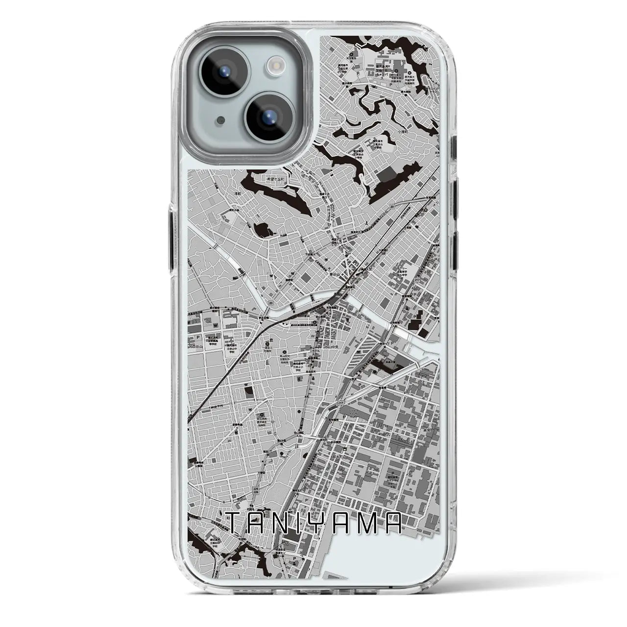 【谷山（鹿児島県）】地図柄iPhoneケース（MagSafeタイプ）