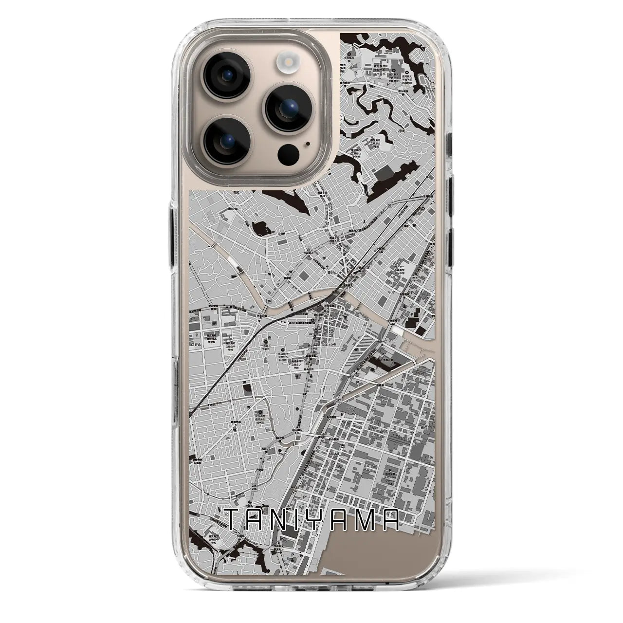 【谷山（鹿児島県）】地図柄iPhoneケース（MagSafeタイプ）