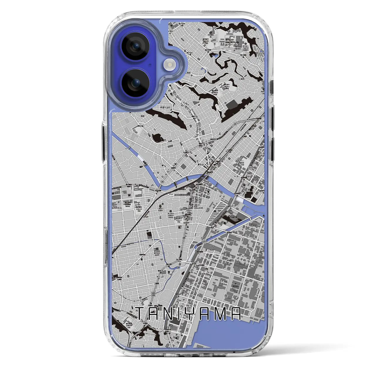 【谷山（鹿児島県）】地図柄iPhoneケース（MagSafeタイプ）