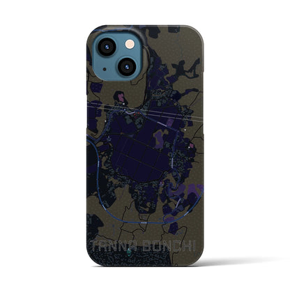 【丹那盆地（静岡県）】地図柄iPhoneケース（バックカバータイプ）