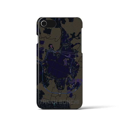 【丹那盆地（静岡県）】地図柄iPhoneケース（バックカバータイプ）