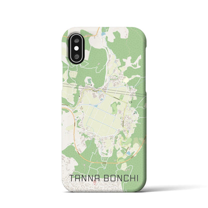 【丹那盆地（静岡県）】地図柄iPhoneケース（バックカバータイプ）